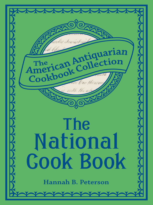 Title details for The National Cook Book by Hannah Peterson - Wait list